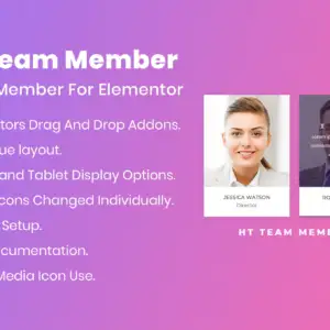 HT Team Member For Elementor