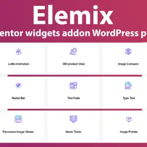 Elemix - Elementor widgets addon wordpress plugin